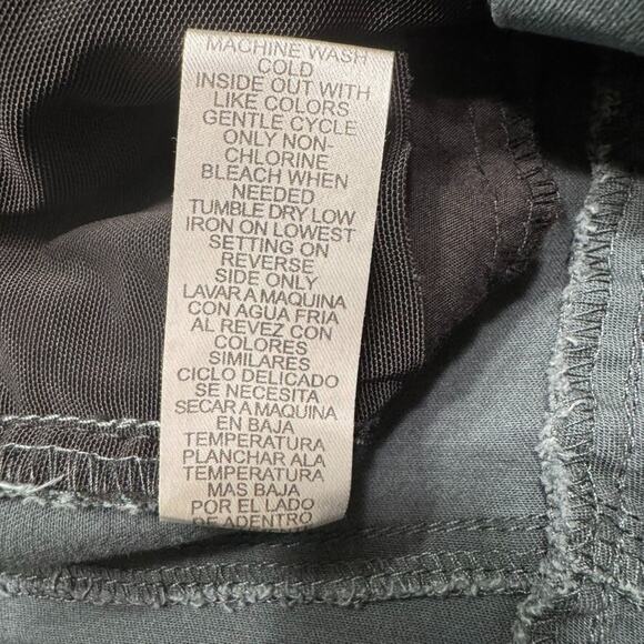 Democracy Jeans Women 12 Teal Blue Denim Stretch Absolution Mid Rise Bootcut - Picture 16 of 16